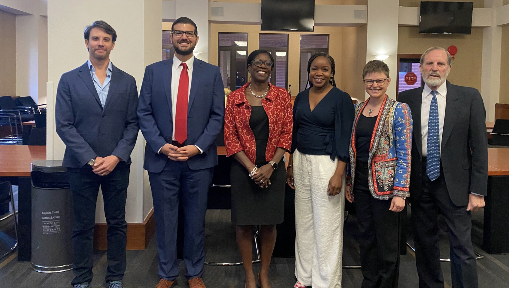 Dean Matthew and panelists